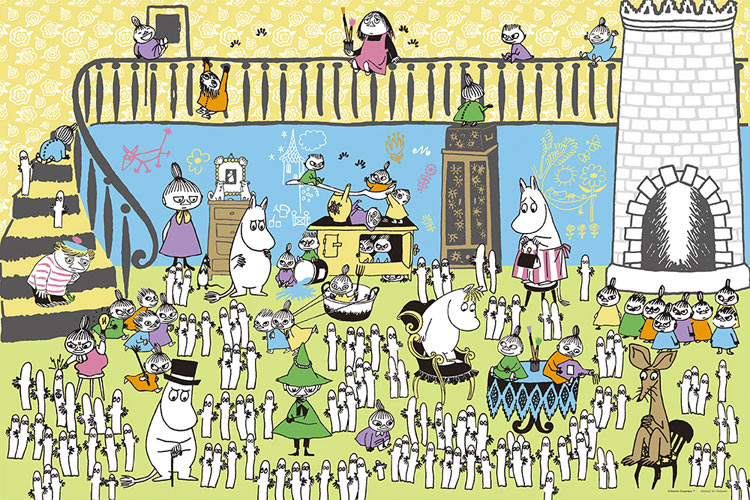 姆明一族 - Hattifattener派對 1000塊 (50×75cm)
