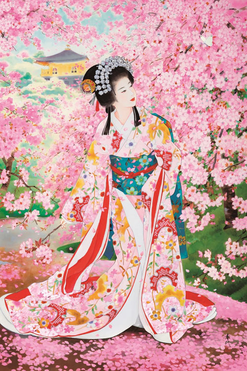 (迷你尺寸) 森田春代 - 櫻姬 2016塊 (50×75cm)