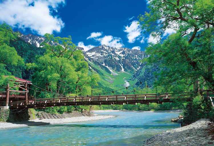 日本風景 - 長野河童橋 300塊 (26×38cm)