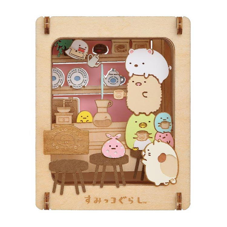 (木質) Paper Theater - 角落生物 咖啡館Sumicco