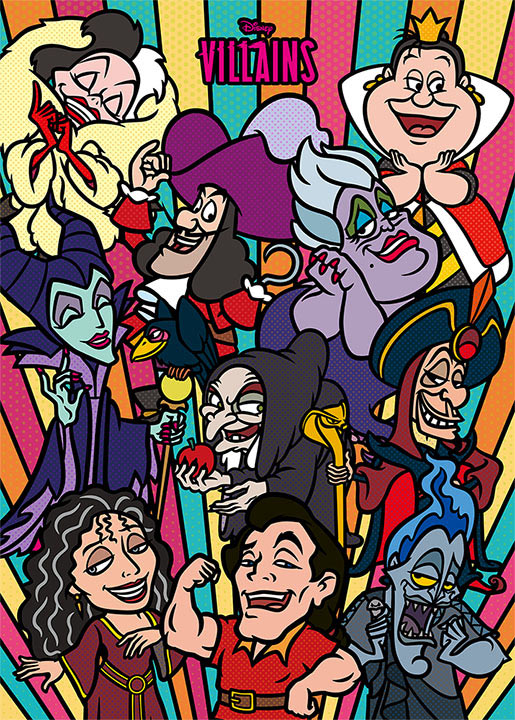 迪士尼 - 可愛的壞蛋 500塊 (35×49cm)