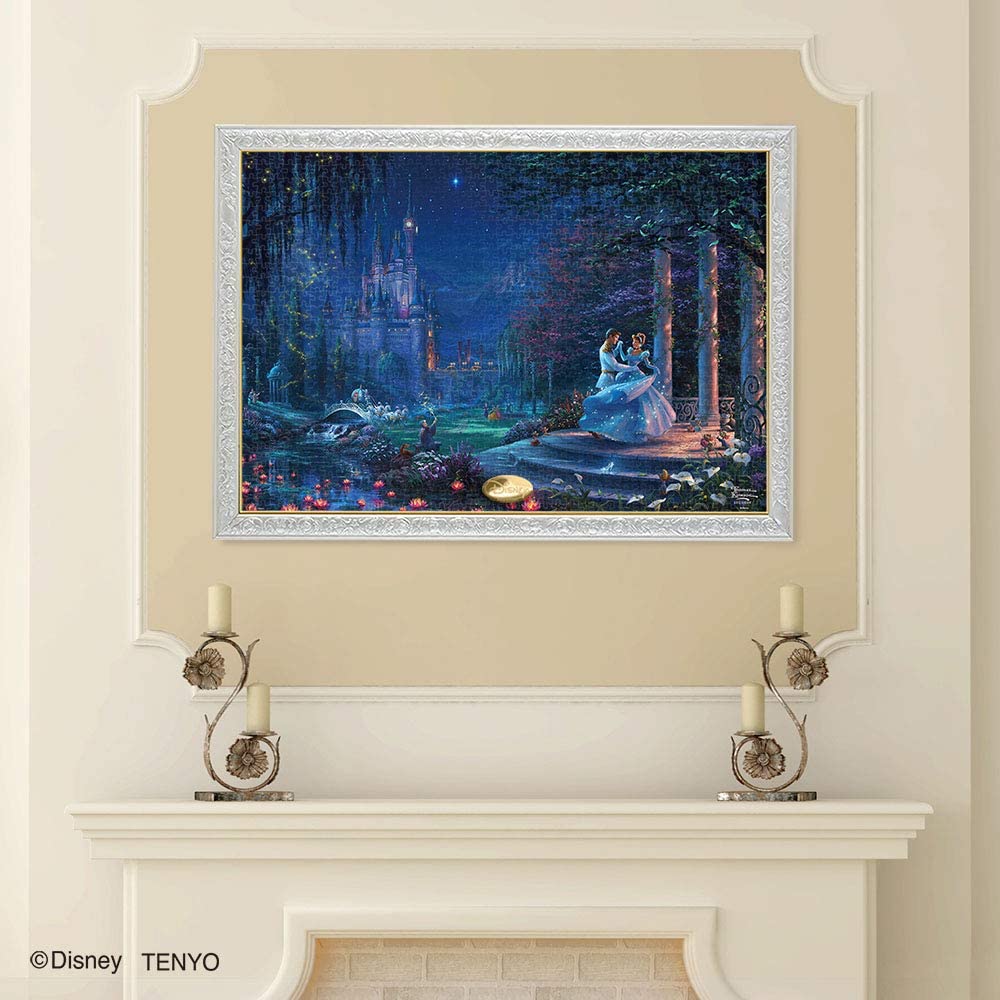 (帆布紋理) 仙履奇緣 - 灰姑娘在星光下跳舞 1000塊 (51×73.5cm)