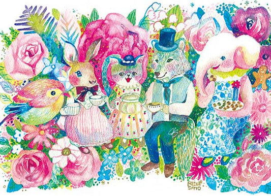 佐藤玲奈 - 喚醒下午茶時間 500塊 (38×53cm)