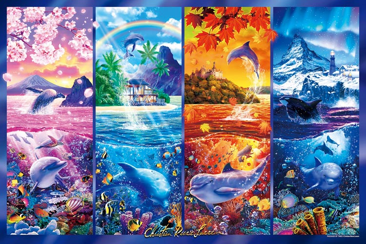 (夜光) Christian Lassen - 時間的流逝 1000塊 (50×75cm)