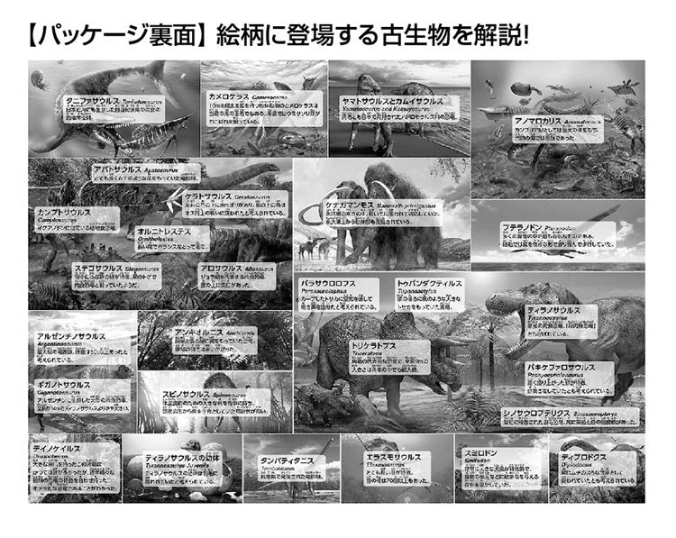 (特大尺寸) 服部雅人 - 古生物的樣子 150塊 (26×38cm)