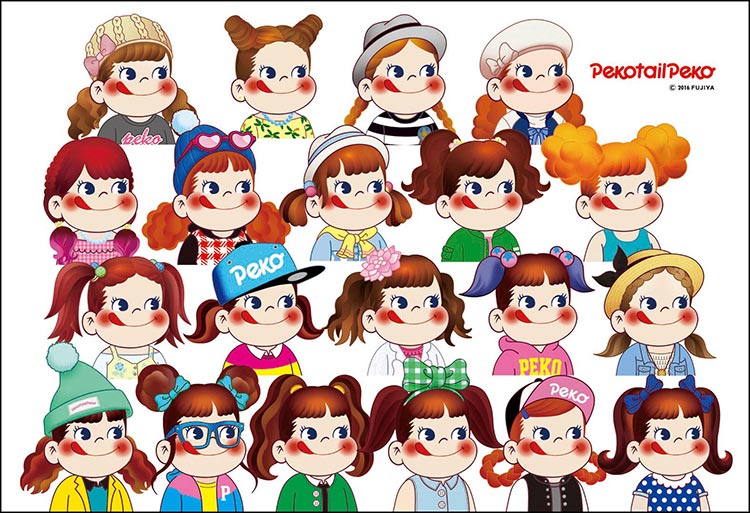 不二家牛奶妹 - 各式潮流裝扮 300塊 (26×38cm)