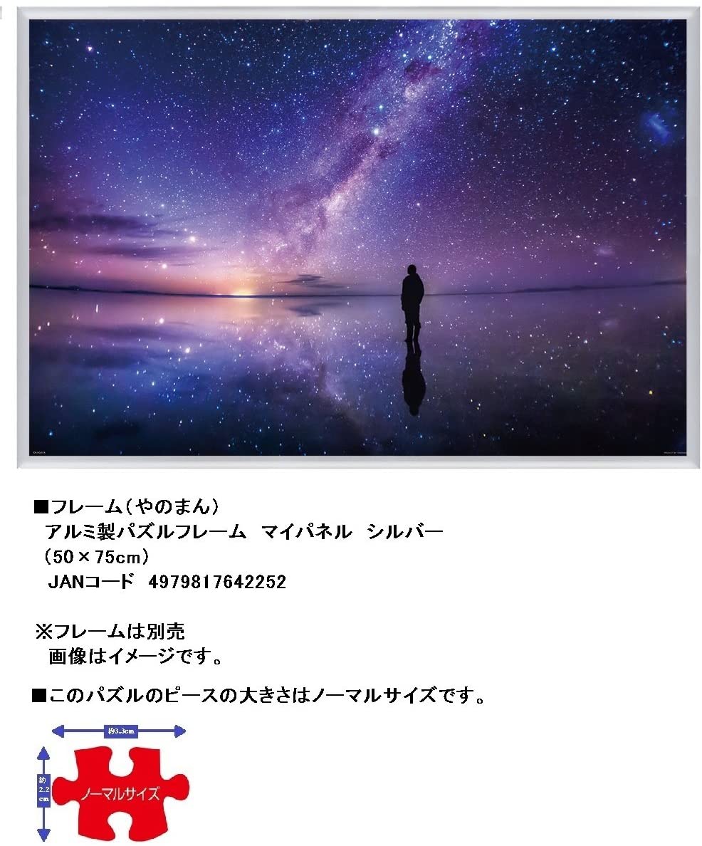 (夜光) 玻利維亞風景 - 銀河天空之鏡 1000塊 (50×75cm)