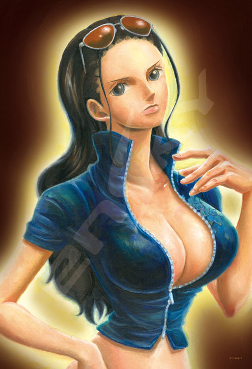 海賊王 - 妮可羅賓肖像畫 300塊 (26×38cm)