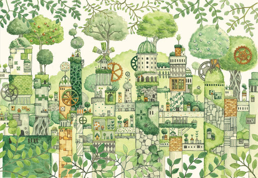 西村典子 - 綠之文明 300塊 (26×38cm)