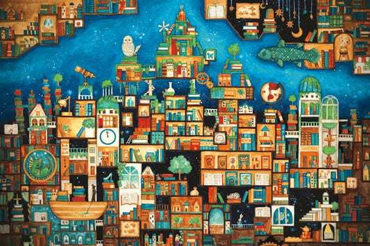 西村典子 - 被遺忘的書國 1000塊 (50×75)