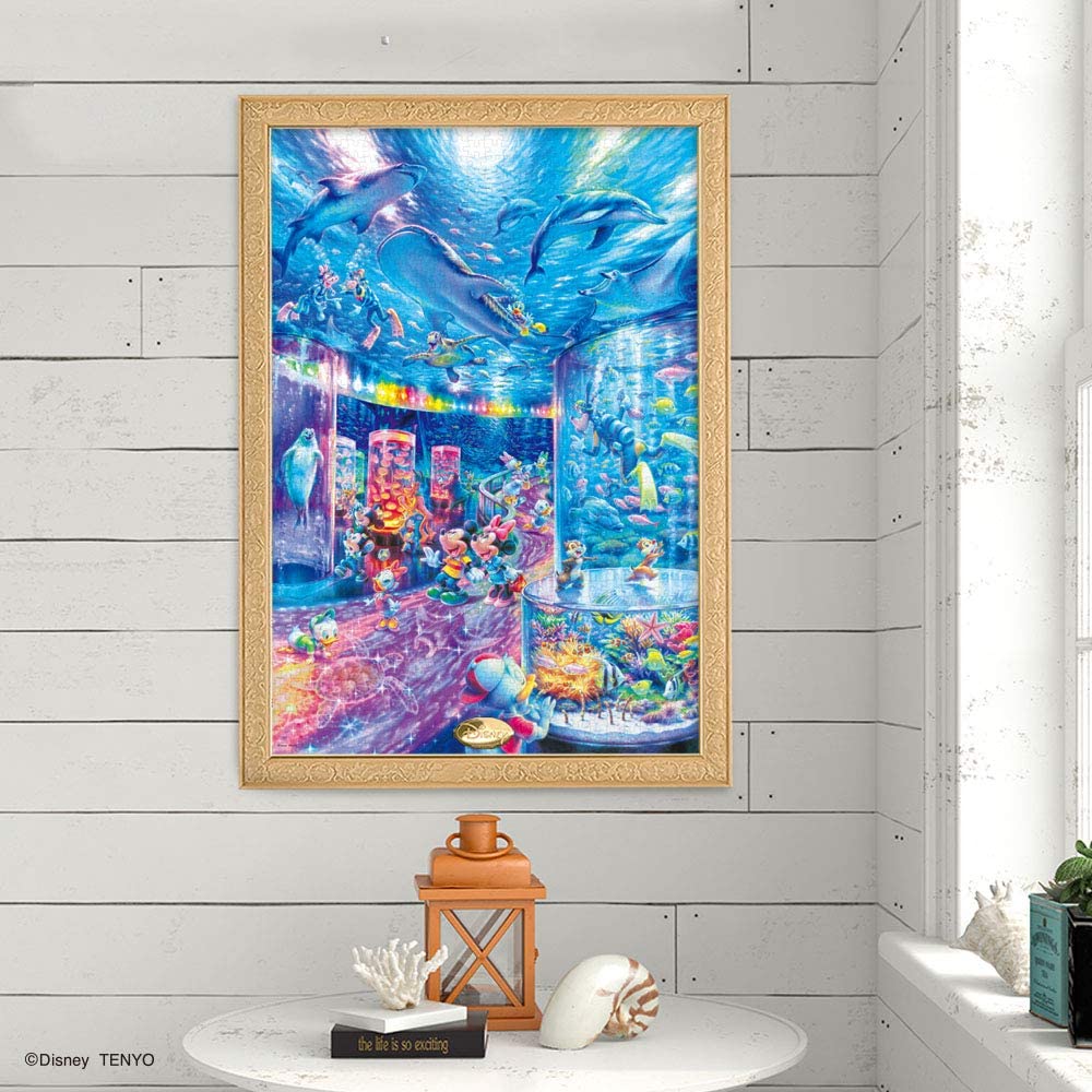 (夜光) 迪士尼 - 迪士尼夜水族館 1000塊 (51×73.5cm)