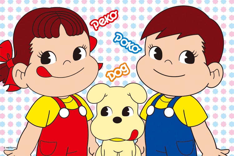 不二家牛奶妹 - Peko Poko Dog 1000塊 (50×75cm)
