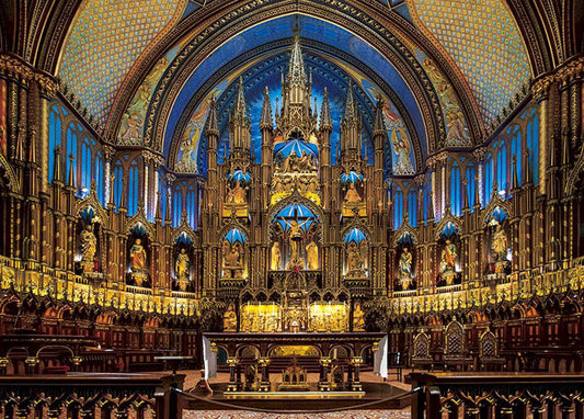 加拿大風景 - 蒙特利爾聖母聖殿 500塊 (38×53cm)