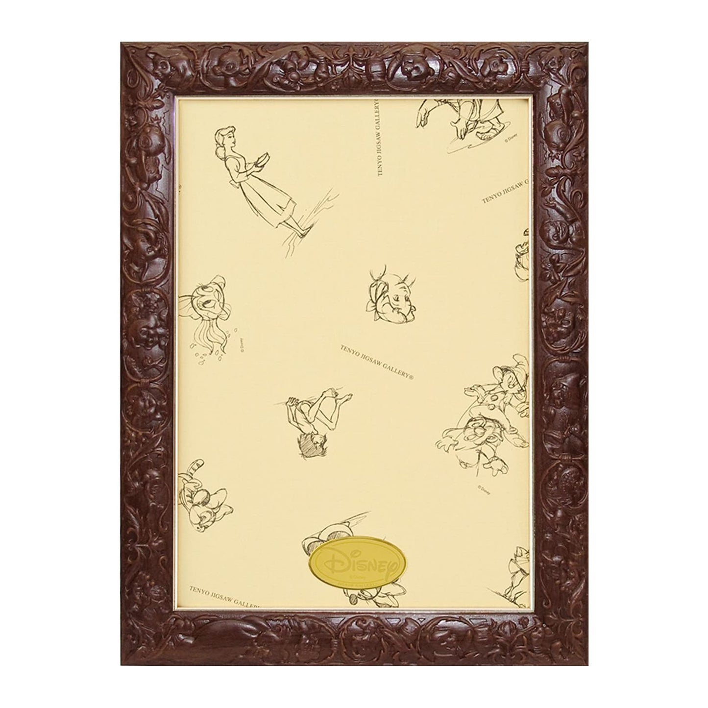 迪士尼角色雕刻框 茶棕色 - 18.2×25.7cm (108/266塊)