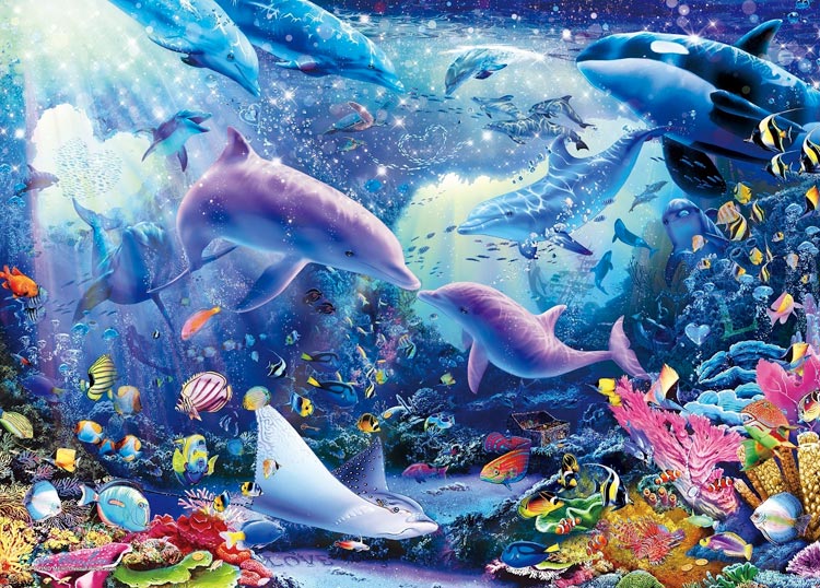 (夜光) Christian Lassen - 來捉迷藏 500塊 (38×53cm)
