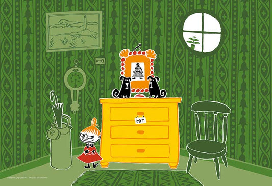 (迷你尺寸) 姆明一族 -  阿美的抽屜 500塊 (26×38cm)