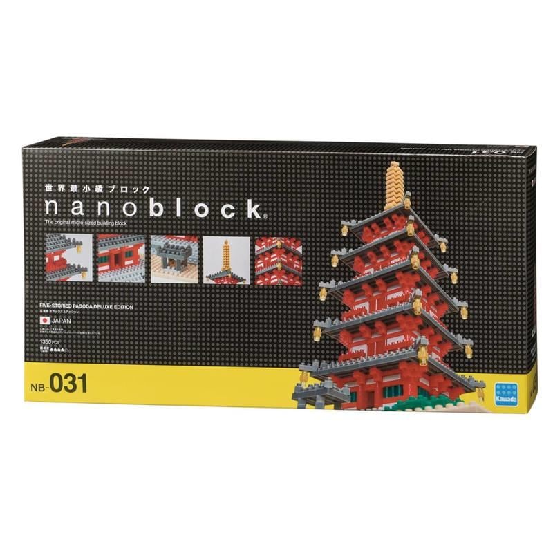 Nanoblock - 五重塔 Deluxe (15.2×15.2×30.5cm)