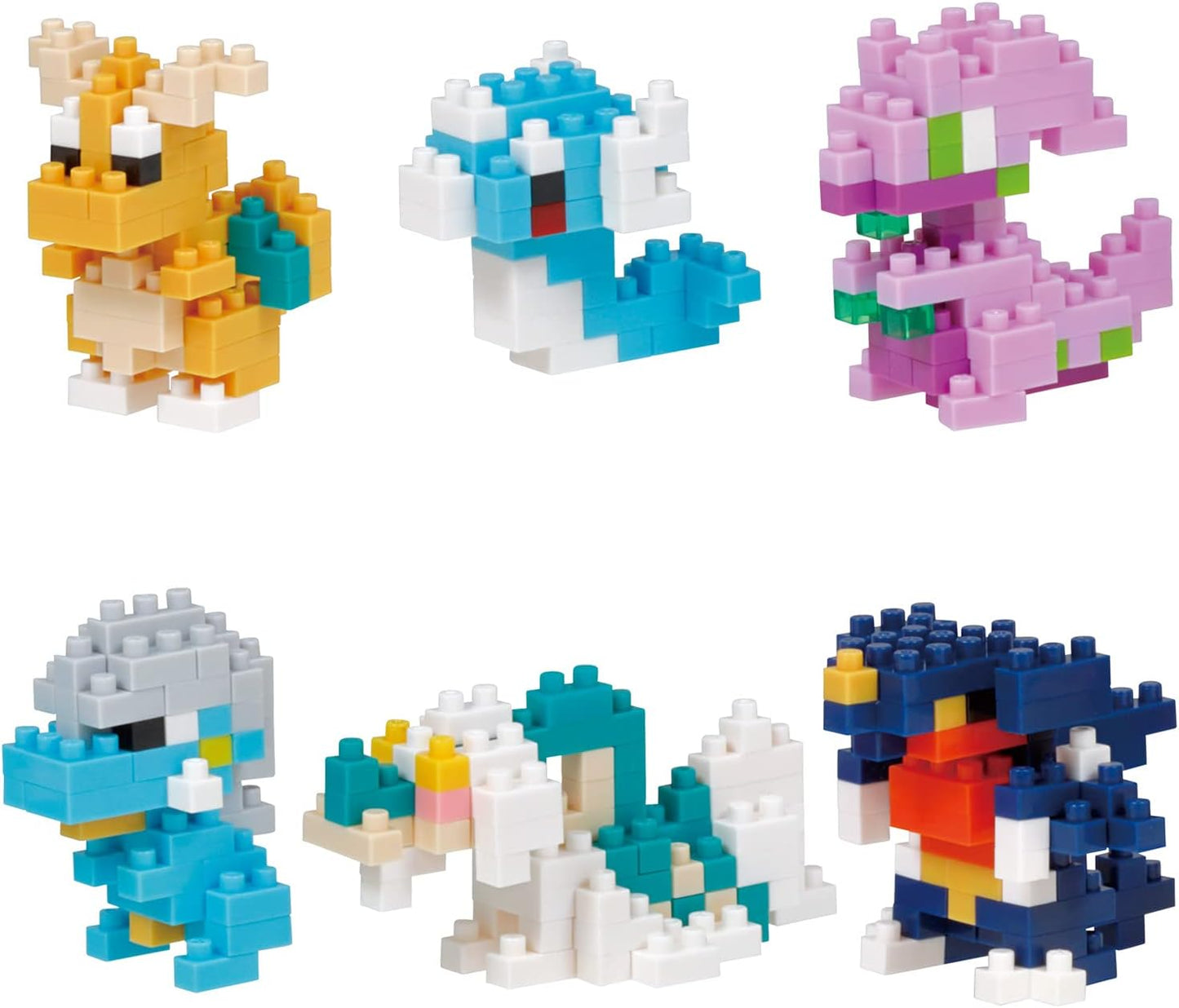 Nanoblock - 迷你寵物小精靈 龍屬性 (6件裝)