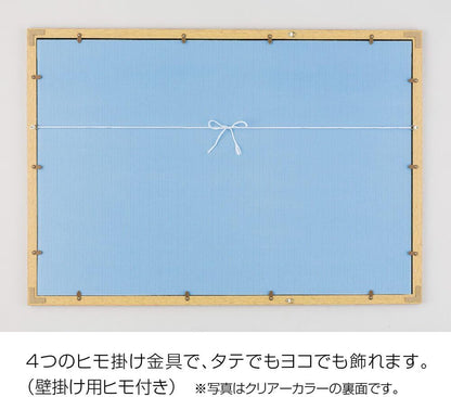 BEVERLY 金線木框 粉紅色 - 49×72cm
