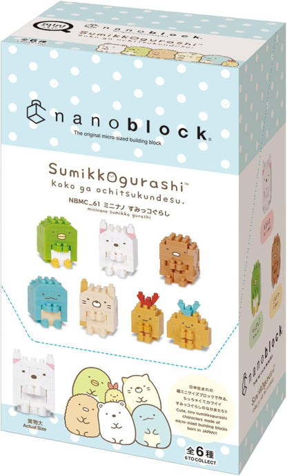 Nanoblock - 迷你角落生物( 6件裝)
