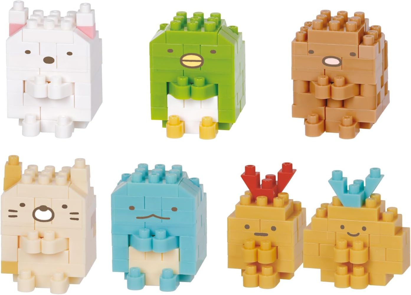 Nanoblock - 迷你角落生物( 6件裝)