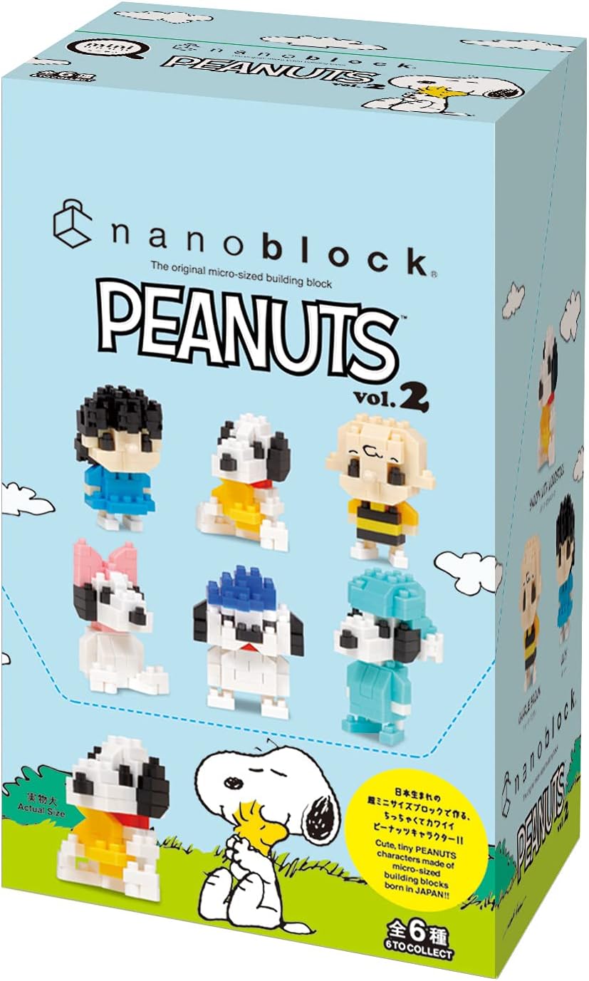 Nanoblock - 迷你史努比 vol. 2 (6件裝)