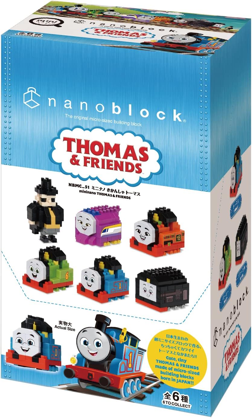 Nanoblock - 迷你 Thomas火車 ( 6件裝)