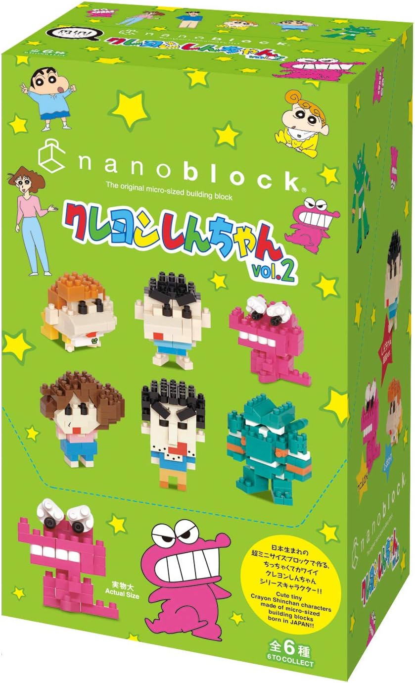Nanoblock - 迷你蠟筆小新 vol.2 (6件裝)