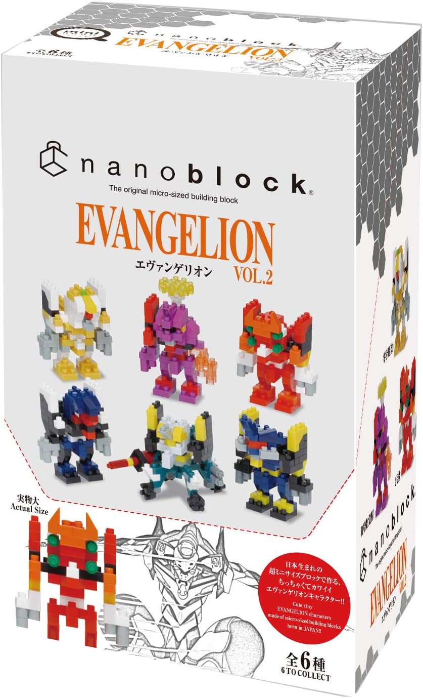 Nanoblock - 迷你EVA新世紀福音戰士 vol.2 ( 6件裝)