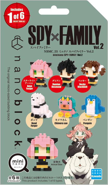 Nanoblock - 迷你 SPY×FAMILY vol.2 (6件裝)