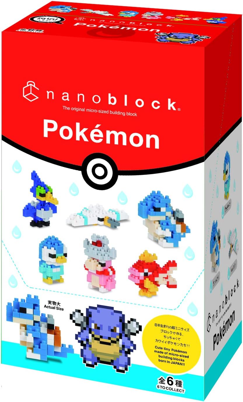 Nanoblock - 迷你寵物小精靈 水系 (6件裝)