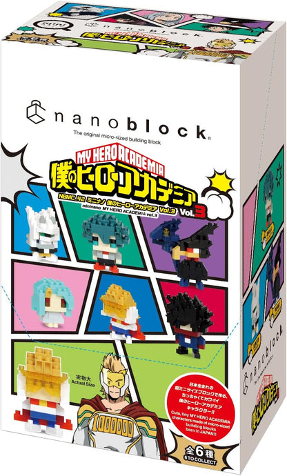 Nanoblock - 迷你我的英雄學院 vol. 3 ( 6件裝)