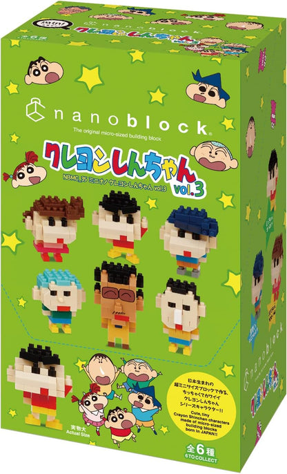 Nanoblock - 迷你蠟筆小新 vol.3 ( 6件裝)