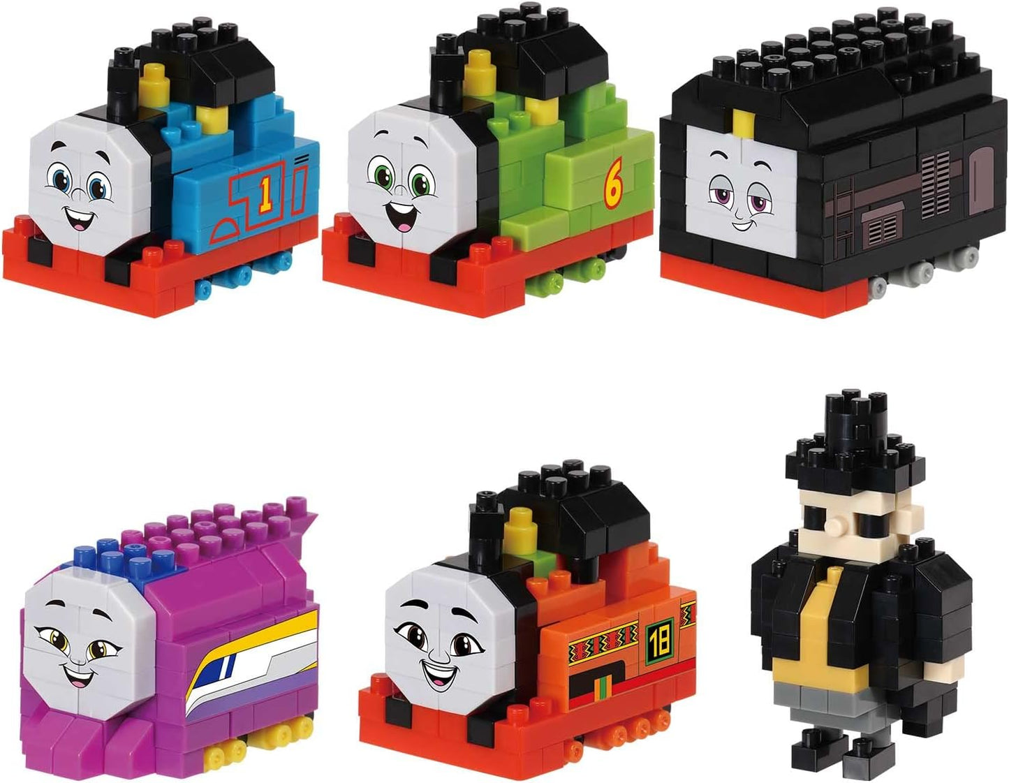 Nanoblock - 迷你 Thomas火車 ( 6件裝)