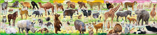 兒童向 - 趣味動物 10/15/20塊 (16.5×74cm)