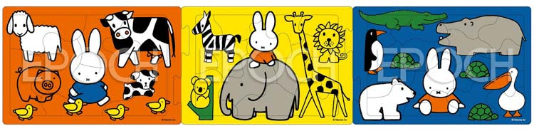 兒童向 - Miffy 動物 8/12/16塊 (16.5×74cm)