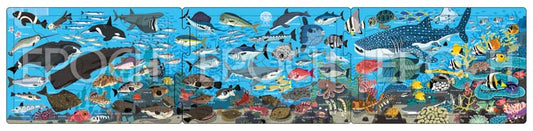 兒童向 - 在歡樂的海洋裡 10/15/20塊 (16.5×74cm)