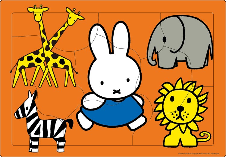 兒童向 - Miffy 動物樂園 9塊 (26×37.5cm)