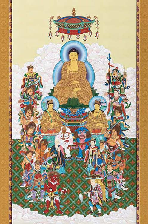 其他類 - 16位善神的守護 1000塊 (50×75cm)
