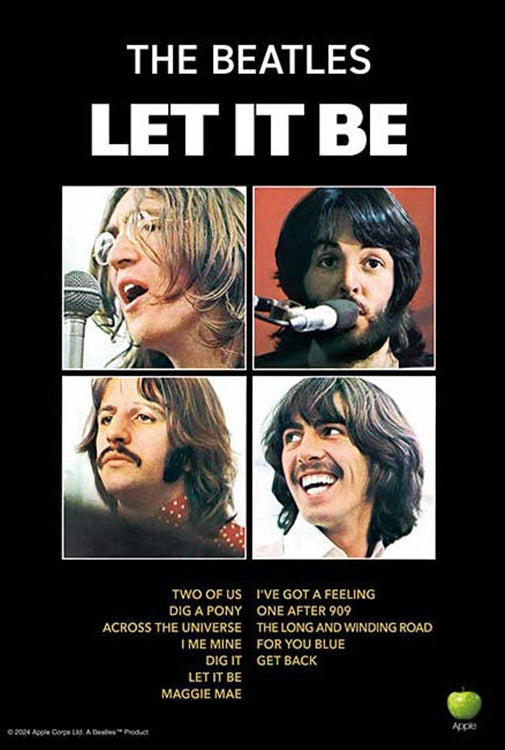 披頭四樂隊 - LET IT BE  300塊 (26×38cm)
