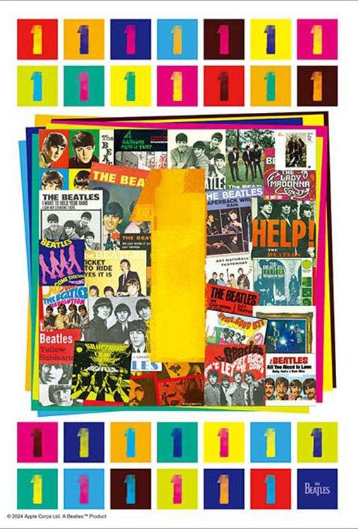 披頭四樂隊 - THE BEATLES 1  300塊 (26×38cm)