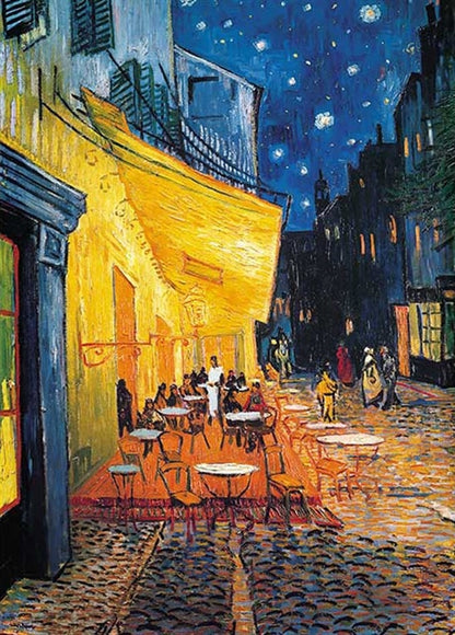 梵高 - 夜晚露天咖啡座 500塊 (38×53cm)