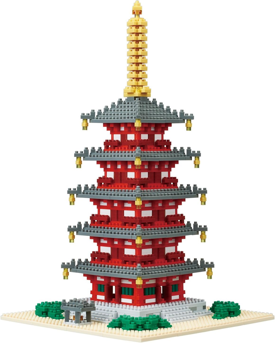 Nanoblock - 五重塔 Deluxe (15.2×15.2×30.5cm)