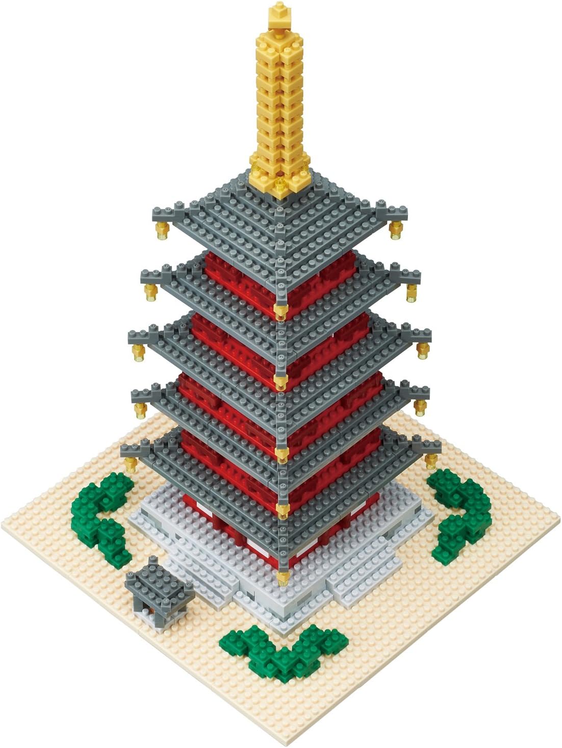 Nanoblock - 五重塔 Deluxe (15.2×15.2×30.5cm)