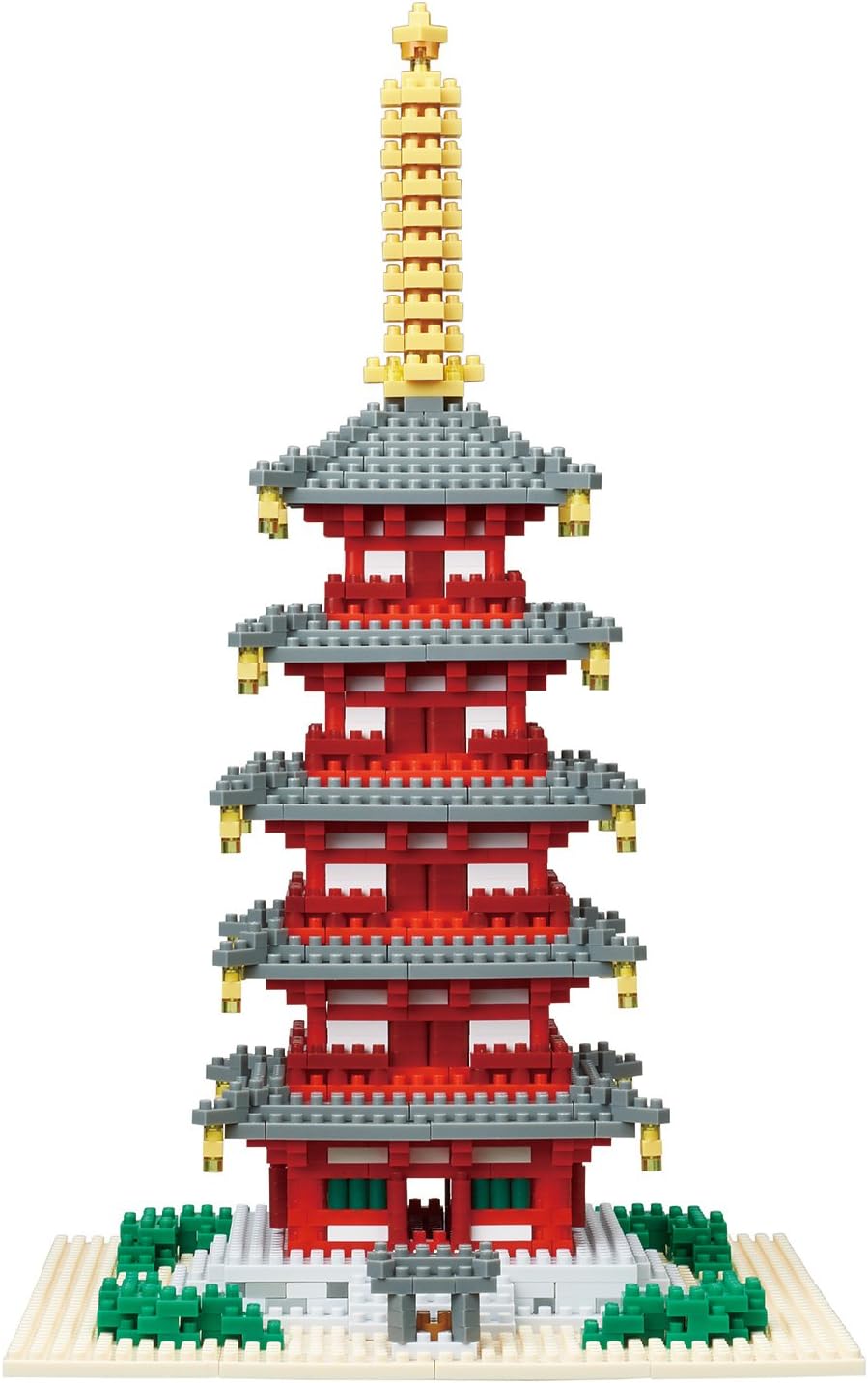 Nanoblock - 五重塔 Deluxe (15.2×15.2×30.5cm)