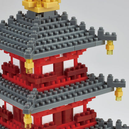 Nanoblock - 五重塔 Deluxe (15.2×15.2×30.5cm)