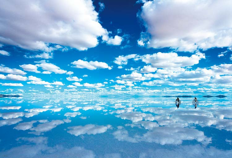 玻利維亞風景 - 天空之鏡 1000塊 (49×72cm)