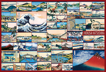 葛飾北齋 - 冨嶽三十六景合集 1000塊 (49×72cm)