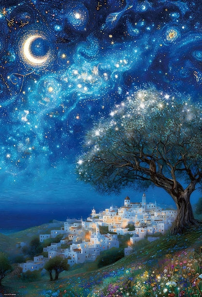 田中直樹 - 星夜的回憶 1000塊 (49×72cm)