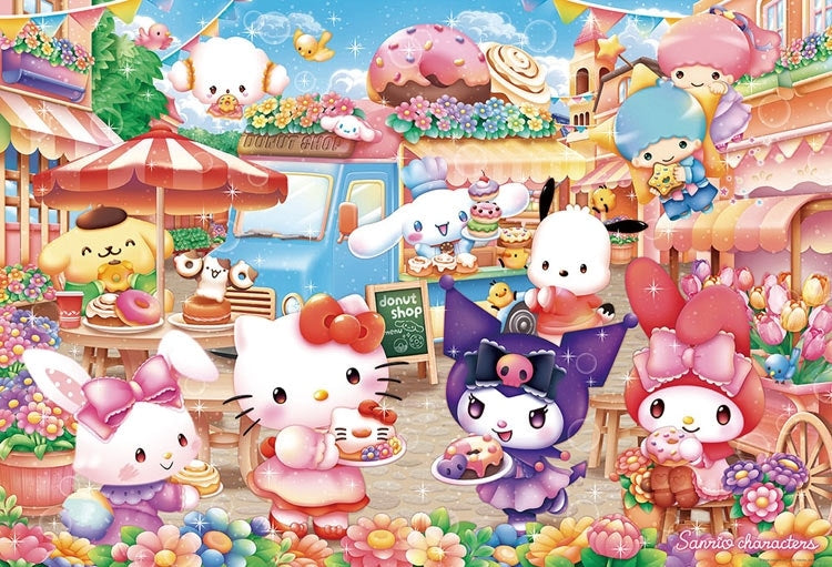 Sanrio - 歡迎光臨甜甜圈店！ 1000塊 (49×72cm)